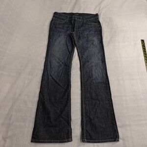 James Jeans mid rise bootcut women's 30 blue dry aged denim
